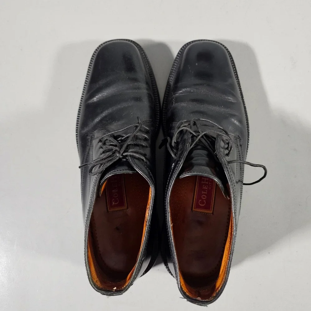Cole Haan City Chukka Boots Mens 8.5 Black Waterproof Leather Lace Up C00545